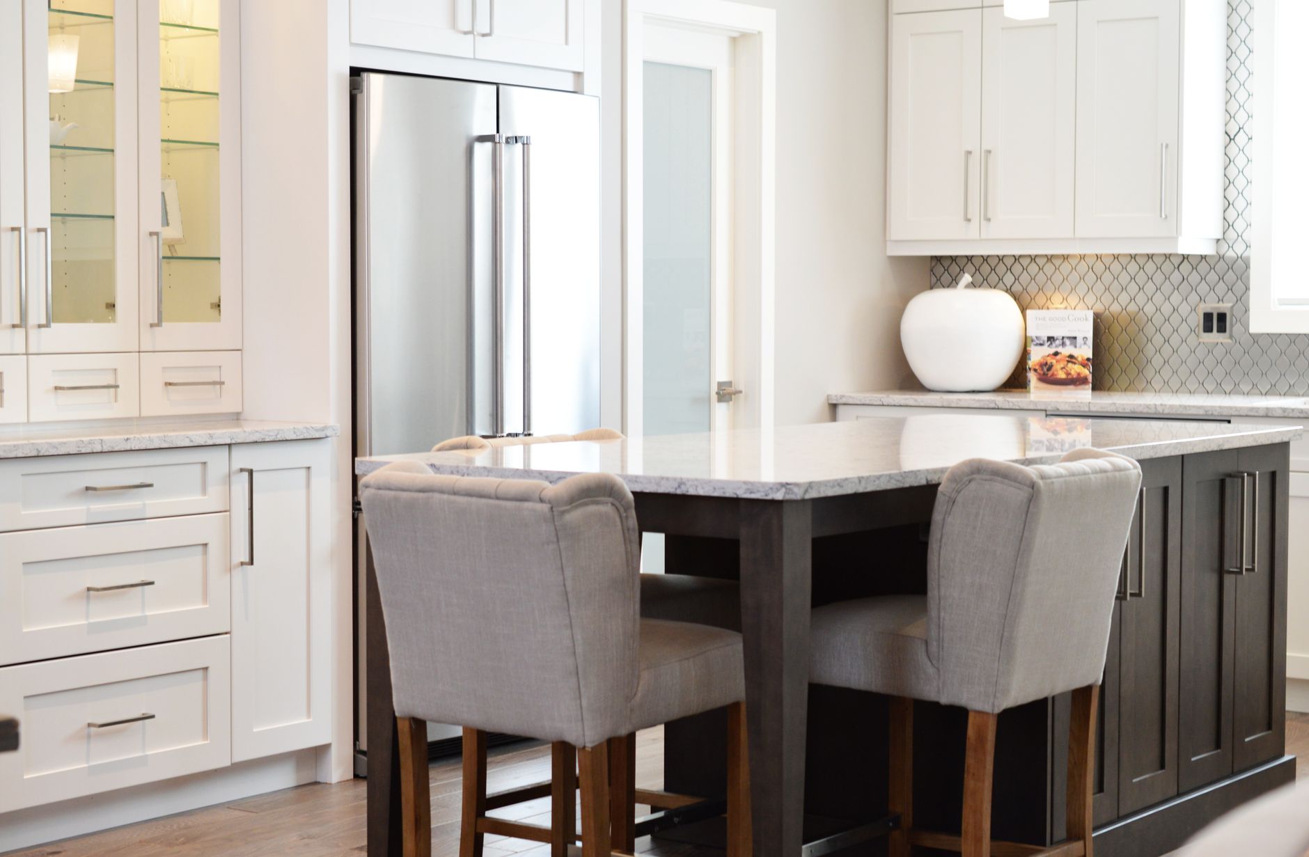 Stylish kitchen interior featuring modern design, island counter and elegant seating in Temecula, CA